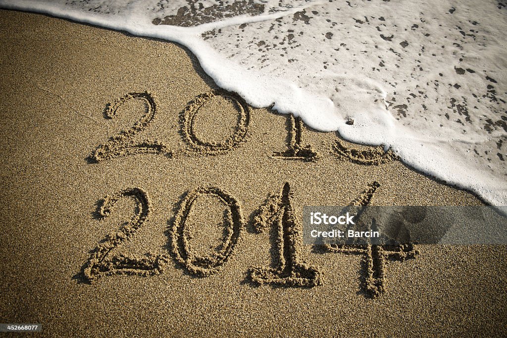 Nuevo año 2014 - Foto de stock de 2013 libre de derechos