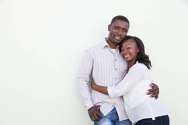 istock African couple posing, looking at the camera. 452668277