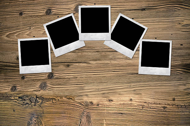istock Five Polaroid pictures pinned to a board 452669357