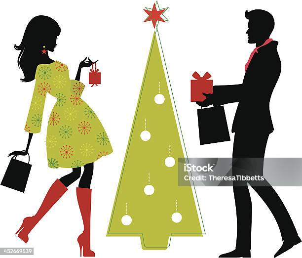 Cadeau De Noël Vecteurs libres de droits et plus d'images vectorielles de Cadeau - Cadeau, A la mode, Adulte