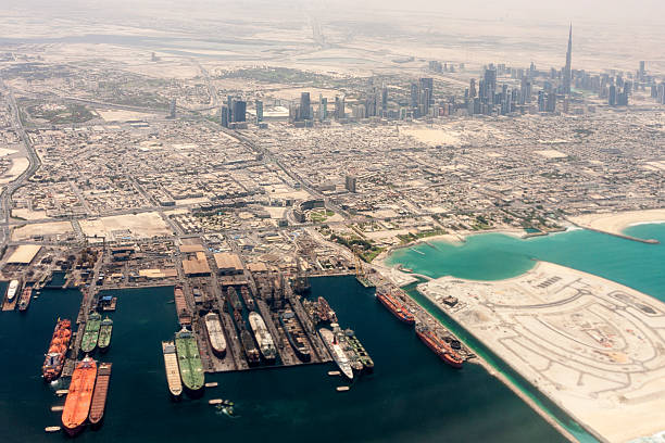 Port Of Dubai stock photo