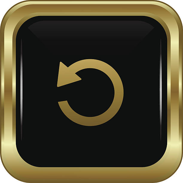 10+ Black Gold Return Button Stock Illustrations, Royalty-Free Vector ...
