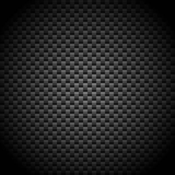 carbon faser hintergrund - carbon fiber black textured stock-grafiken, -clipart, -cartoons und -symbole
