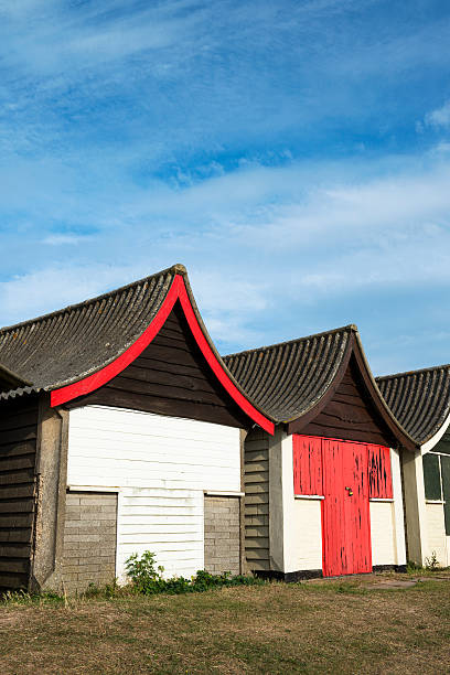 Colorful Beach Huts at Mablethorpe
