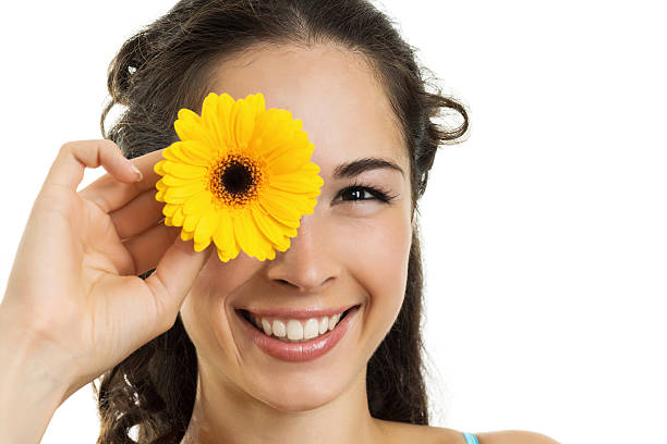 istock Young smiling beautiful woman 452682209