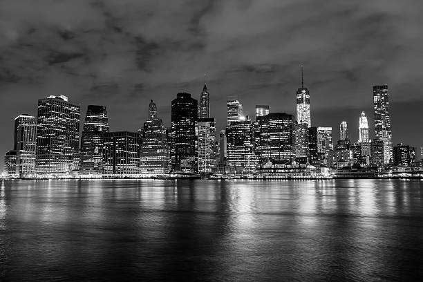 istock New York City Manhattan skyline in black and white 452685683