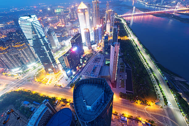 istock Bird view at Nanchang China 452686121