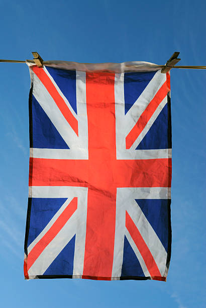 istock Union Jack Flag on Washing Line 452689287