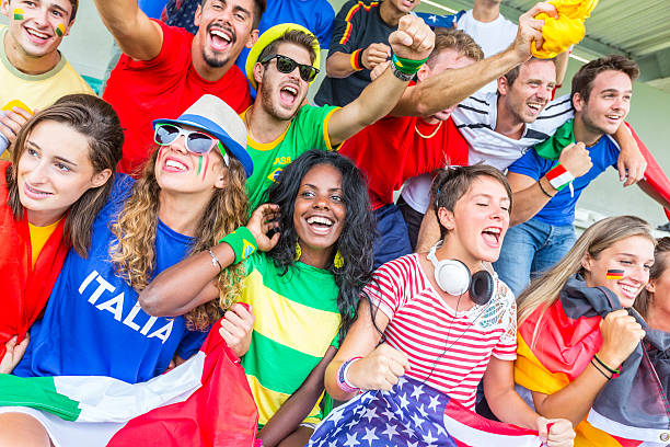istock Supporters from Multiple Countries at Stadium All Together 452691505