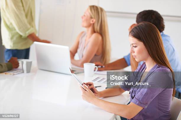 Typing Out An Email Stock Photo - Download Image Now - Adult, Adults Only, Beautiful People