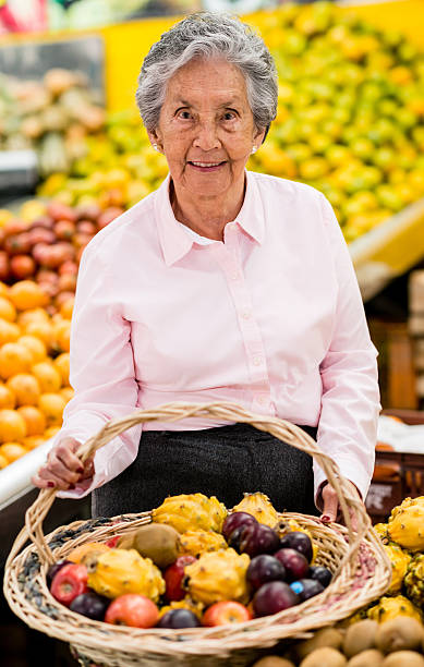 istock Grandma at the produce section 452697771