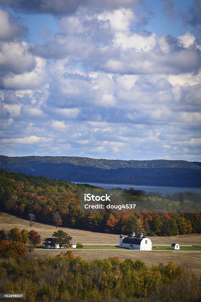 Historical Farm The historicial D. H. Day farm located in Sleeping  Bear Dunes National Lakeshore, during fall colors. Landscape - Scenery Stock Photo