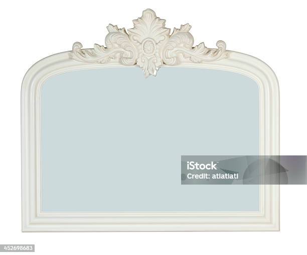 Foto de Espelho Decorativo Moldura De Quadro Isolado No Branco Com Caminho e mais fotos de stock de Artigo de decoração