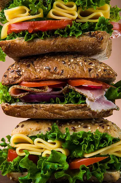 Photo of Colorful theme of sandwich, healthy food