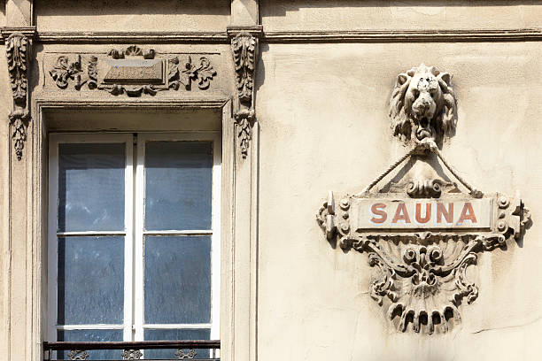 istock bas relief of an old bath house in Paris 452701591
