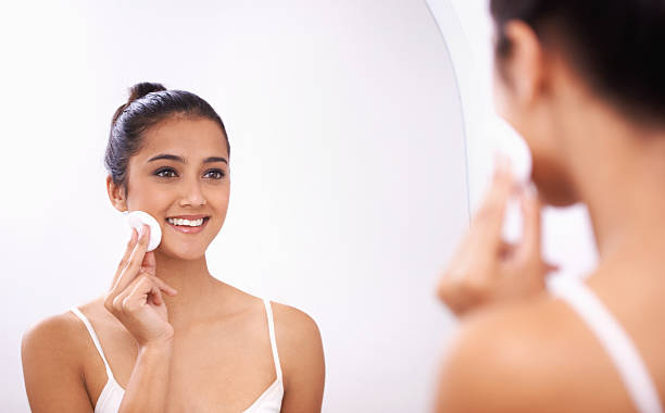 istock She follows a strict beauty regime 452702871