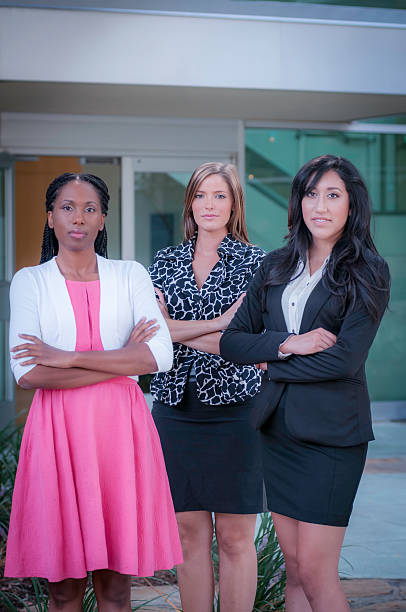istock Three business women standing confidently - I 452702949