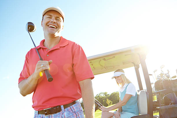 istock Pleased to have improved my handicap! 452703815