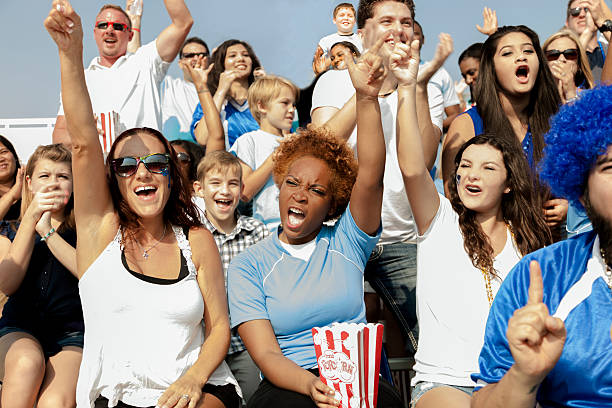 istock Sports: Fans cheer for their team during local sporting event. 452705085
