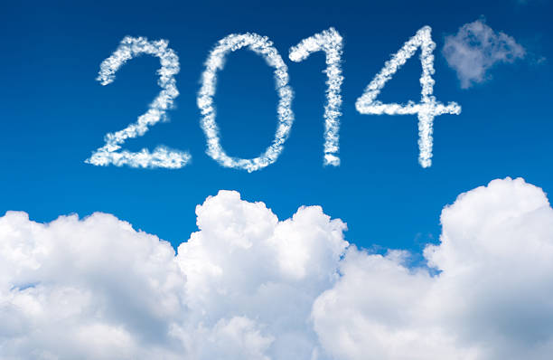 istock Cloudy sky  in the shape of 