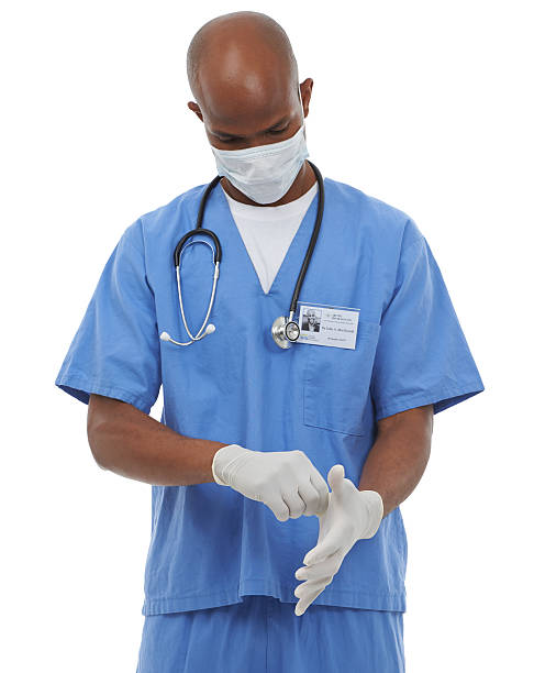 istock Putting on my surgical gloves 452718989