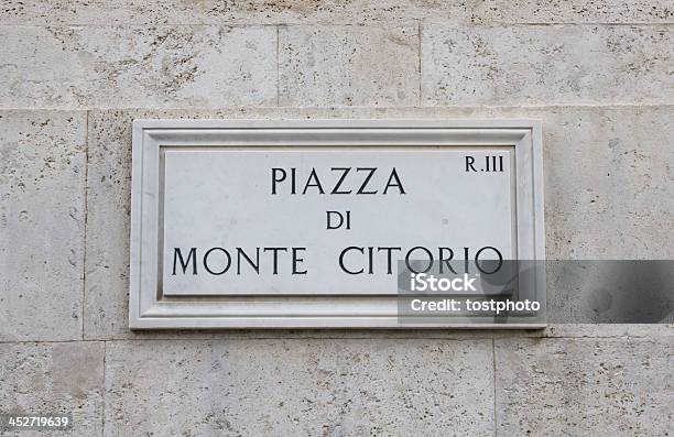 Piazza Di Monte Citorio Rome Stock Photo - Download Image Now - Tile, Wall - Building Feature, Bumpy