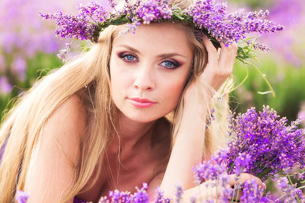 istock Girl on the lavender field 452720985