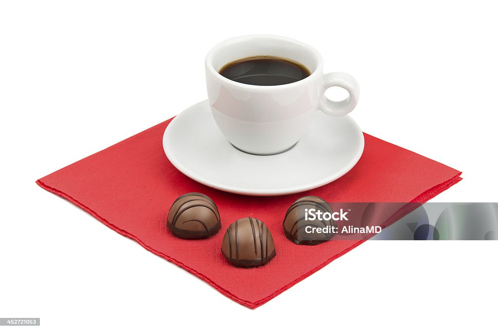 Tasse de café et des friandises au chocolat - Photo de Aliment libre de droits