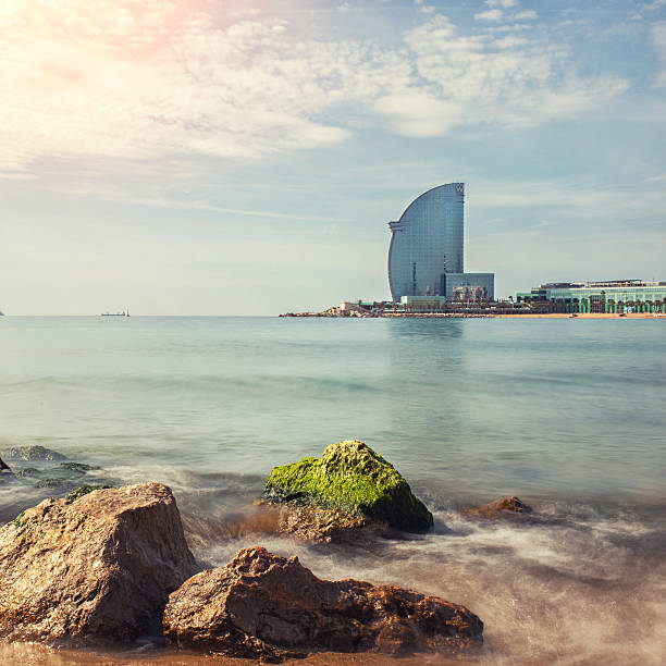 istock Barceloneta beach in Barcelona, Spain 452723337