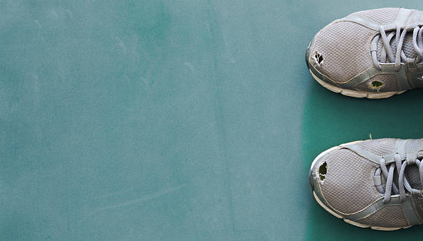 istock Old tennis shoes 452723455
