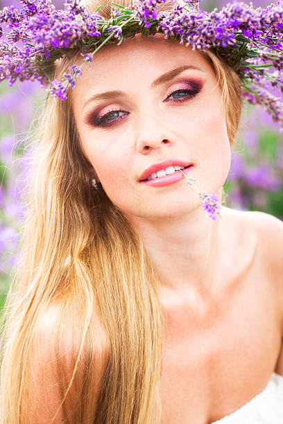 istock Girl on the lavender field 452724065