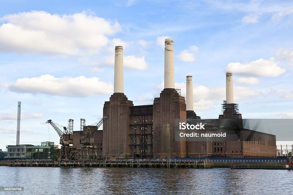 Battersea Power Station Abandonded Battersea power station in London Battersea Power Station Stock Photo