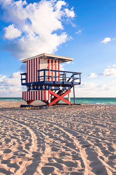 istock Lifeguard station at Miami beach 452742903