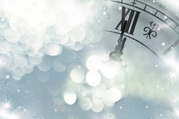 istock New Year's at midnight and holiday lights 452744195