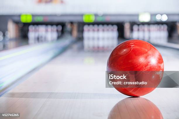Bowling Ball With Pins Stock Photo - Download Image Now - Ten Pin Bowling, Bowling Ball, Individual Event