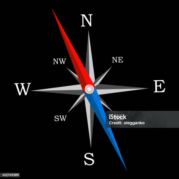 Compass Angle Vector Compass Vector Illustration Stock Illustration - Download Image Now ...