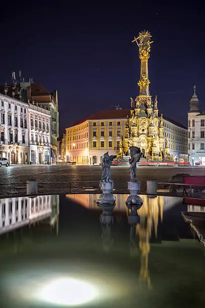 beautiful UNESCO monument in Olomouc czech republic