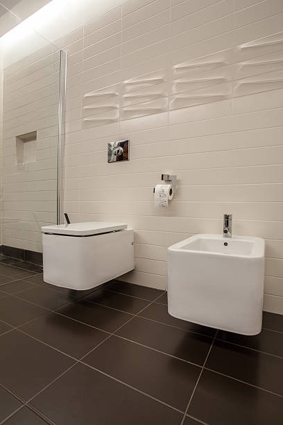 istock Travertine house - cosy bathroom 452763225
