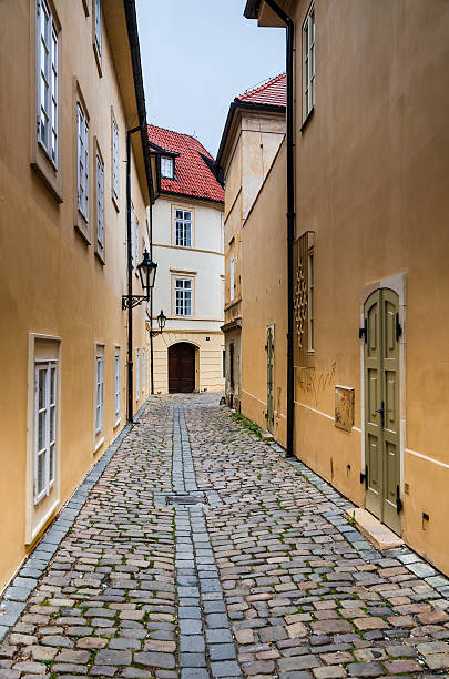 istock Medieval street in Prague 452763671