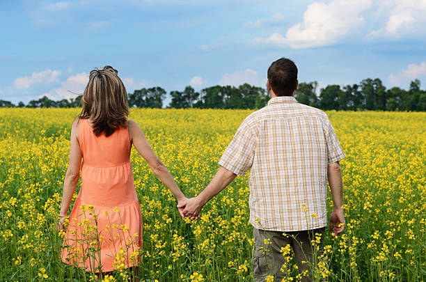 istock Back view of amorous couple 452770879