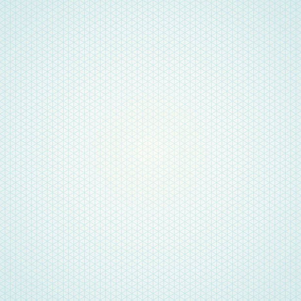 Triangle light blue graph paper background vector art illustration