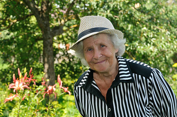 istock Grandmother in the garden 452776151