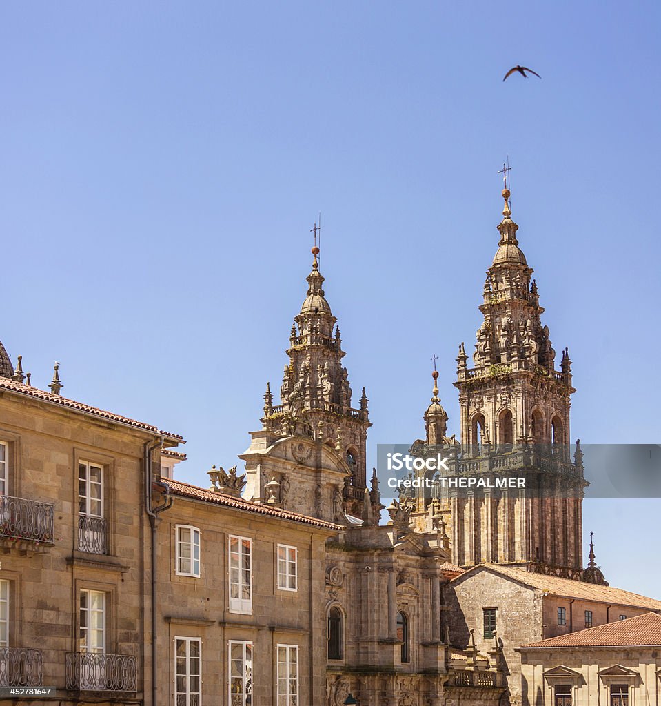 Katedra w Santiago de Compostela - Zbiór zdjęć royalty-free (Bez ludzi)