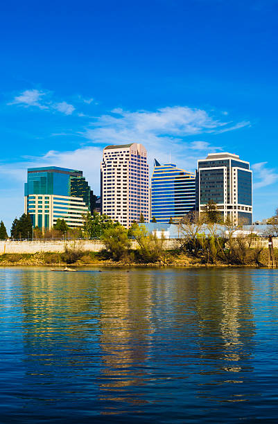 istock Sacramento skyline and river, portrait orientation 452782521