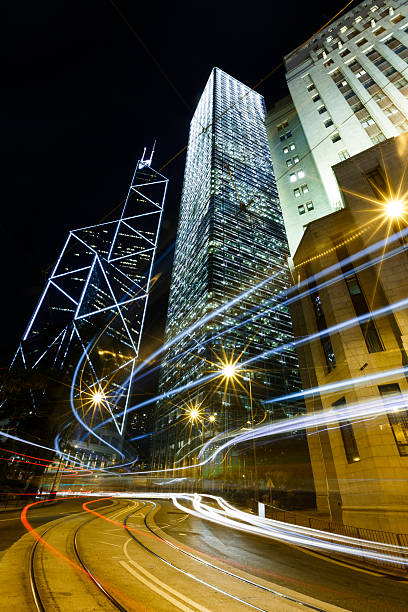 istock Buildings and Traffic at Hong Kong night 452782921
