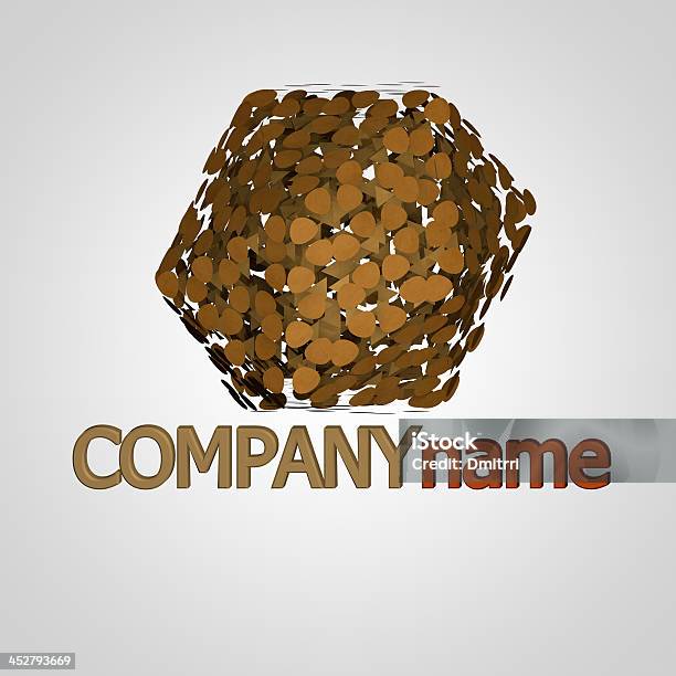 Logotipo Da Empresa De Papel - Fotografias de stock e mais imagens de Logótipo - Logótipo, Nova empresa, Abstrato