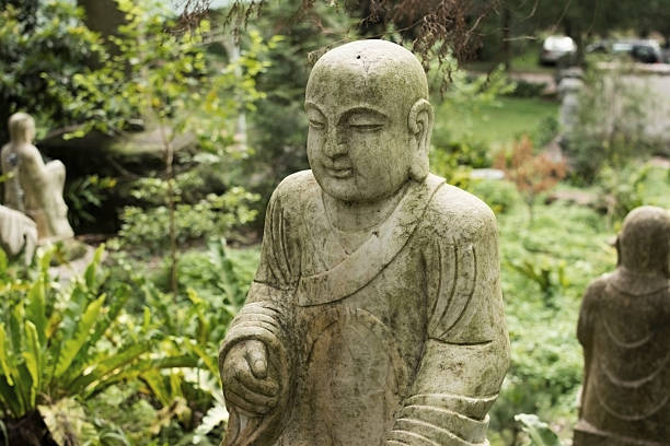 istock Ruined statue Ksitigarbha Bodhisattva 452793737