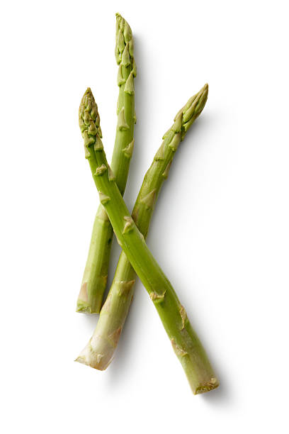 Vegetables: Asparagus Isolated on White Background More Photos like this here... asparagus photos stock pictures, royalty-free photos & images