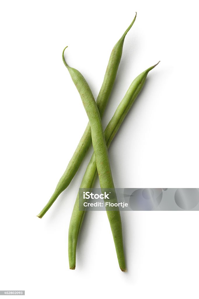 Vegetables: Green Bean Isolated on White Background Vegetables: Green Bean Green Bean Stock Photo