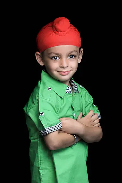 Photo of Sikh child